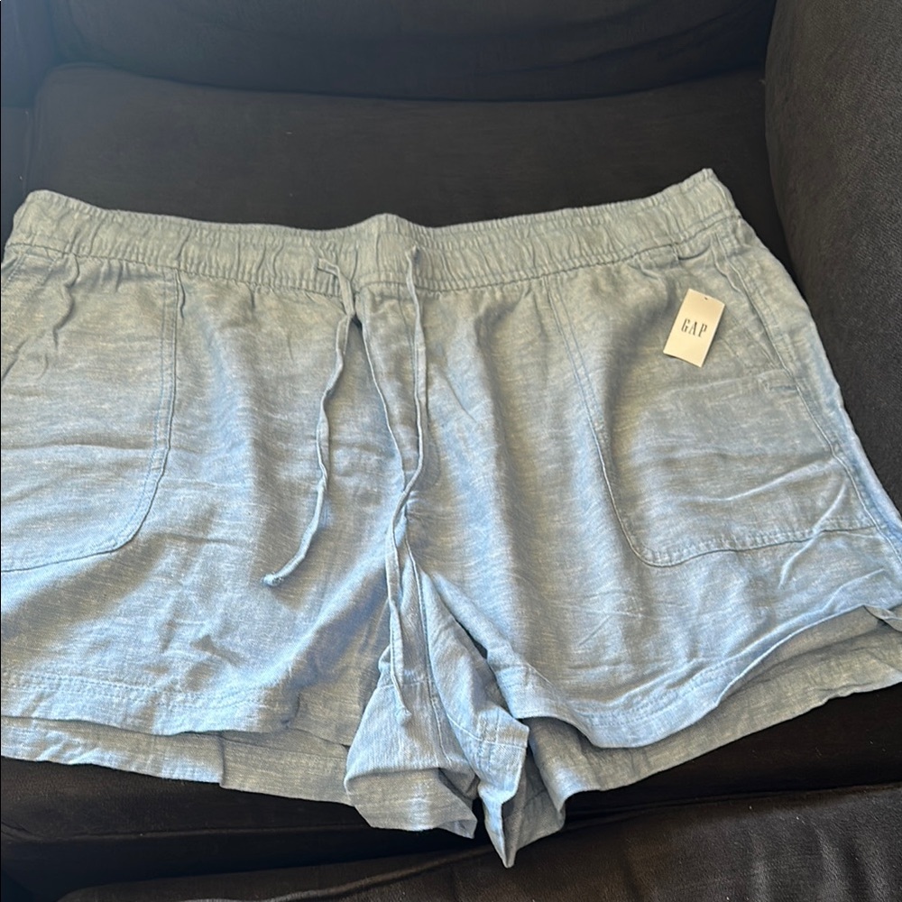 GAP Blue High Waist Shorts